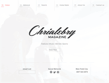 Tablet Screenshot of chrialebrymagazine.com